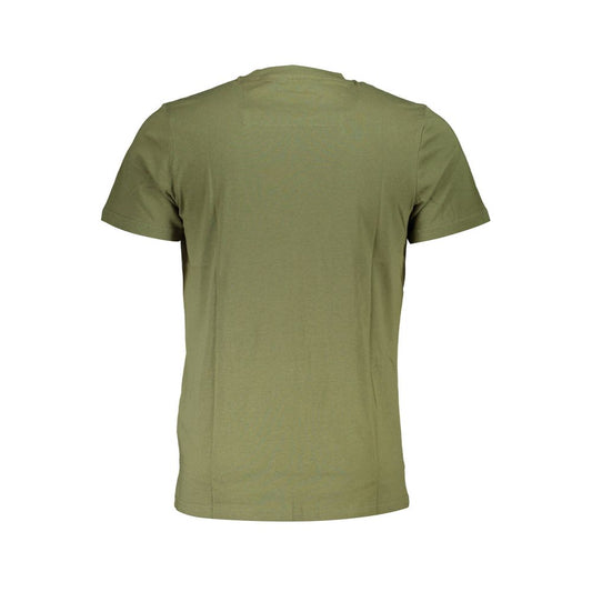 Cavalli Class Green Cotton T-Shirt Cavalli Class