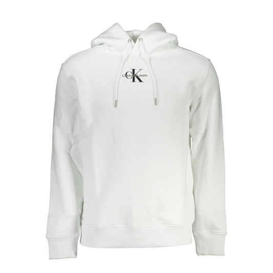 Calvin Klein White Cotton Men Sweater Calvin Klein