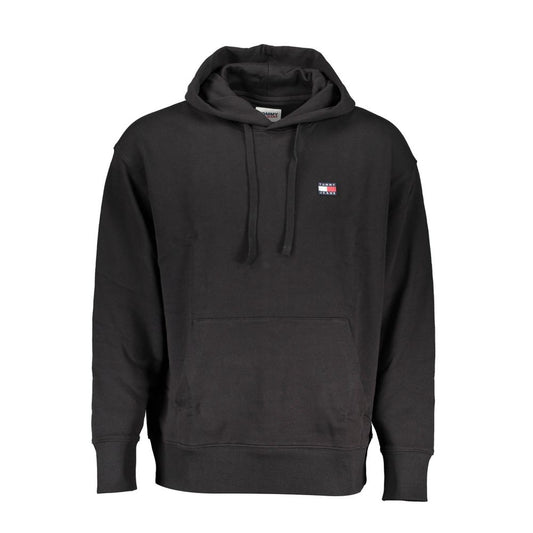 Tommy Hilfiger Black Cotton Men Sweater Tommy Hilfiger