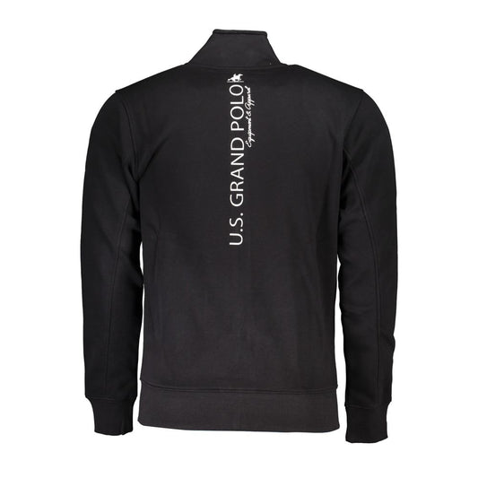 U.S. Grand Polo Chic Fleece Long Sleeve Sweatshirt with Contrast Details U.S. Grand Polo