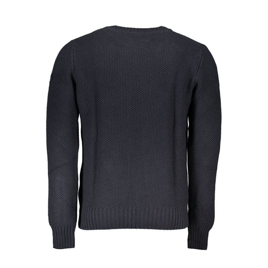 North Sails Blue Cotton Men Sweater North Sails