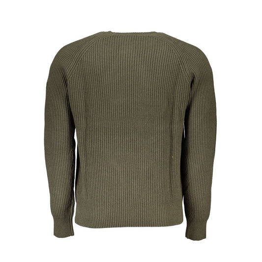 North Sails Green Cotton Men Sweater North Sails