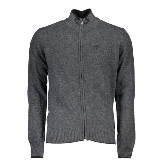 North Sails Gray Polyamide Men Cardigan North Sails