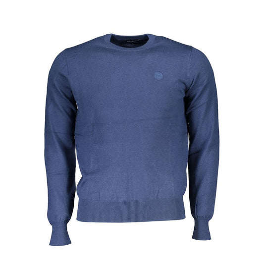 North Sails Blue Polyamide Men Sweater North Sails