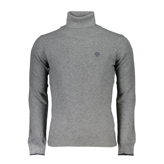 North Sails Gray Polyamide Men Sweater North Sails