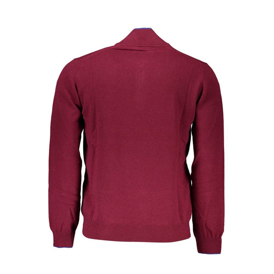 Harmont & Blaine Elegant Half-Zip Sweater with Embroidery Detail Harmont & Blaine