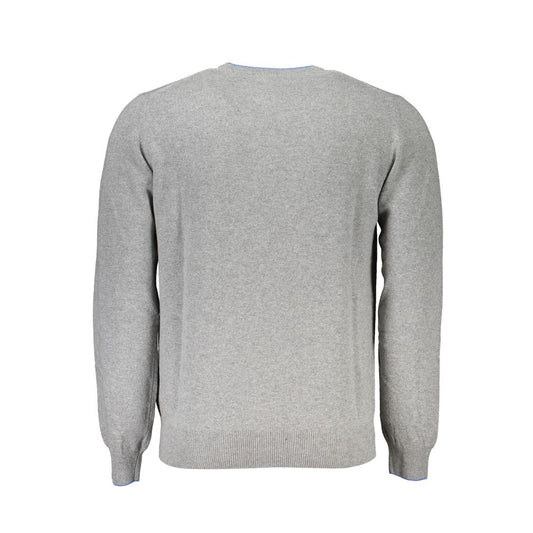 Harmont & Blaine Chic Crew Neck Sweater with Contrast Details Harmont & Blaine