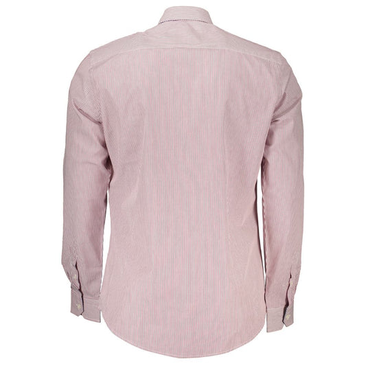 Harmont & Blaine Chic Pink Narrow-Fit Organic Cotton Shirt Harmont & Blaine