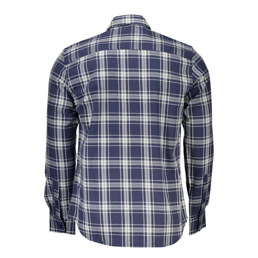 North Sails Blue Cotton Men Shirt North Sails