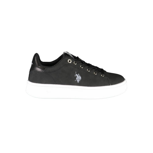 U.S. POLO ASSN. Black Polyester Women Sneaker U.S. POLO ASSN.