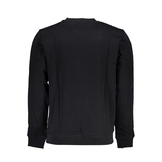 Napapijri Black Cotton Men Sweater Napapijri