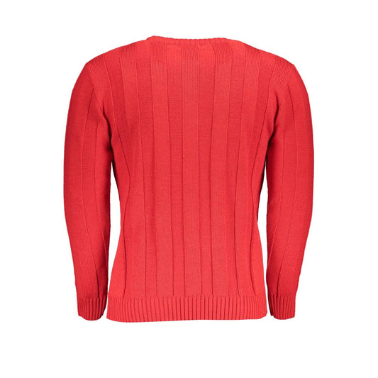 U.S. Grand Polo Red Fabric Sweater U.S. Grand Polo