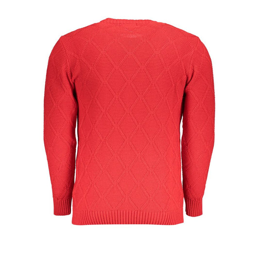 U.S. Grand Polo Red Fabric Sweater U.S. Grand Polo