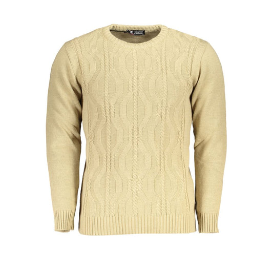 U.S. Grand Polo Beige Fabric Sweater U.S. Grand Polo