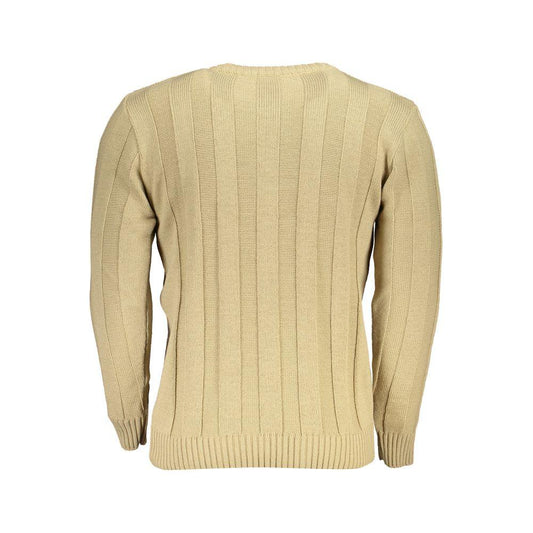 U.S. Grand Polo Beige Fabric Sweater U.S. Grand Polo