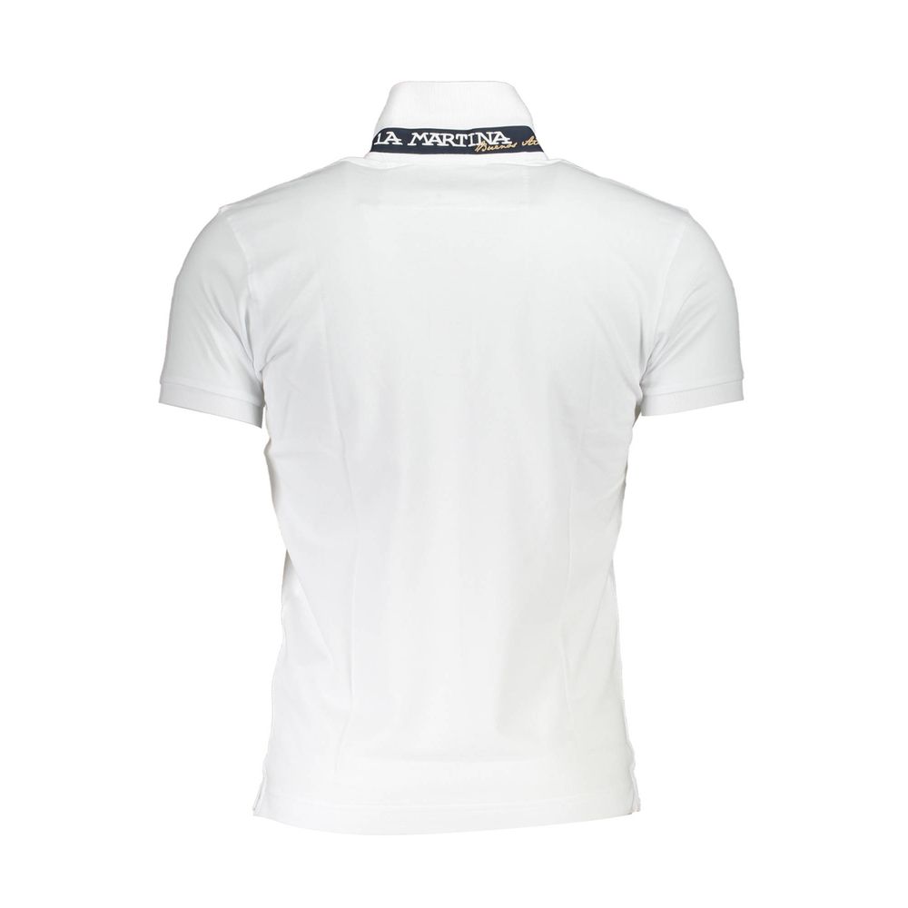 La Martina Sophisticated Slim Fit Polo with Contrast Details La Martina