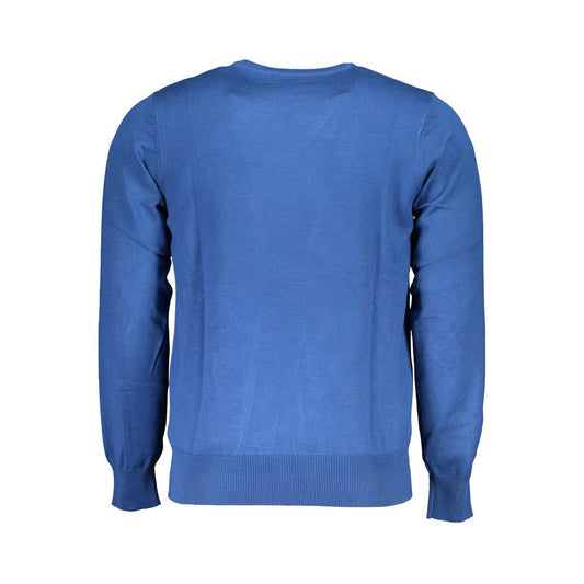 U.S. Grand Polo Blue Nylon Sweater U.S. Grand Polo