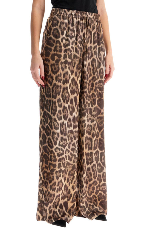 Stella McCartney animal print pajama style pants Trousers Stella McCartney