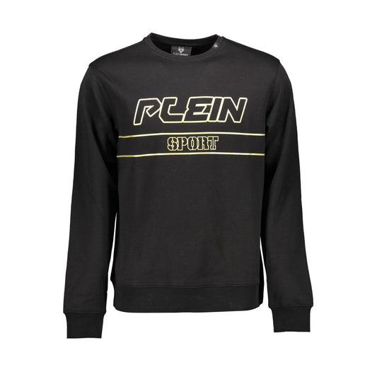 Plein Sport Black Cotton Men Sweater Plein Sport