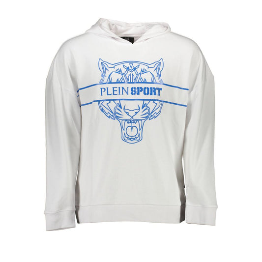 Plein Sport White Cotton Men Sweater Plein Sport