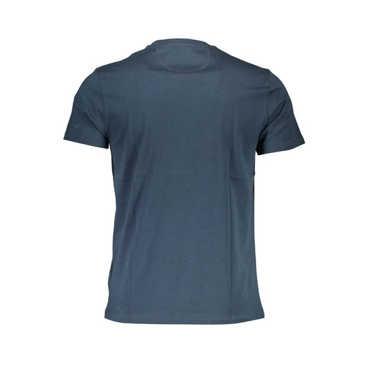 La Martina Blue Cotton Men T-Shirt La Martina