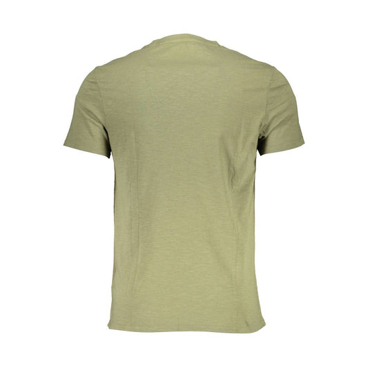 Guess Jeans Green Cotton Men T-Shirt Guess Jeans