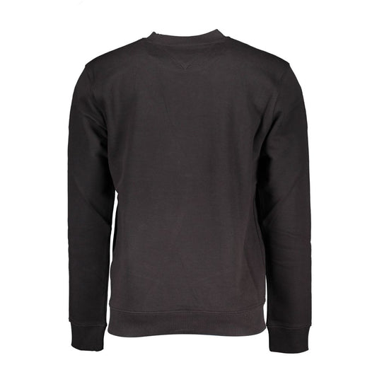 Tommy Hilfiger Black Cotton Men Sweater Tommy Hilfiger