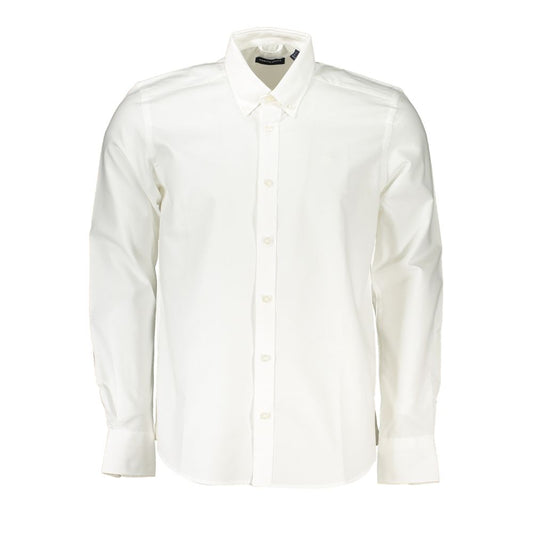 North Sails White Cotton Men Shirt North Sails