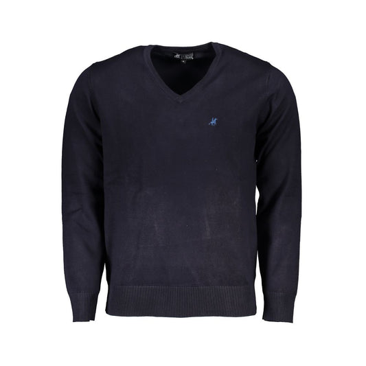 U.S. Grand Polo Blue Nylon Sweater U.S. Grand Polo