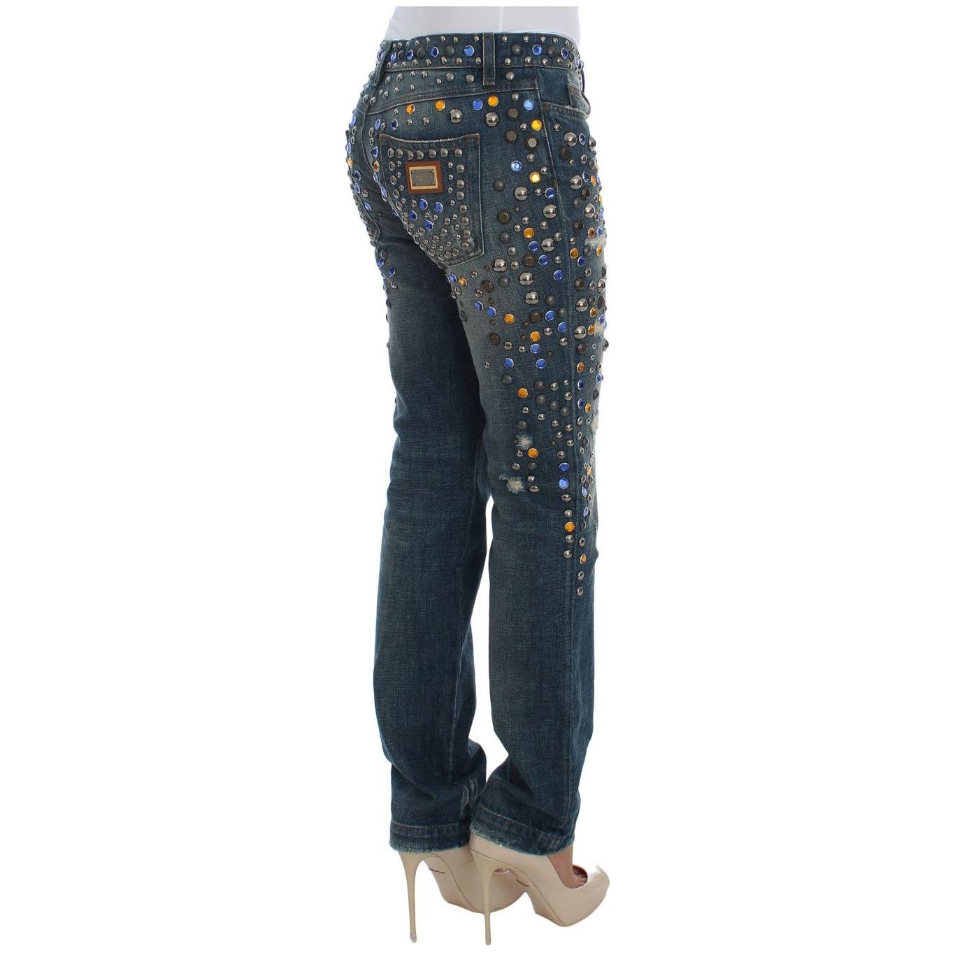 Dolce & Gabbana Enchanted Sicily Crystal Embellished Jeans Dolce & Gabbana