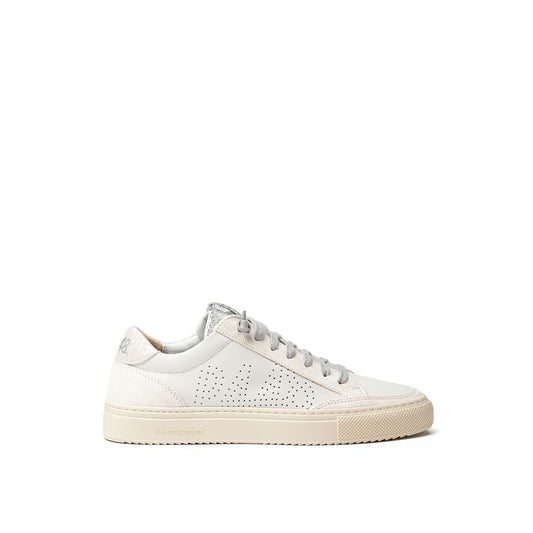 P448 White Leather Sneaker P448