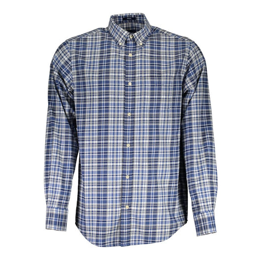 Gant Blue Cotton Men Shirt Gant