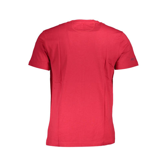 La Martina Red Cotton Men T-Shirt La Martina