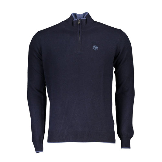 North Sails Blue Polyamide Men Sweater North Sails