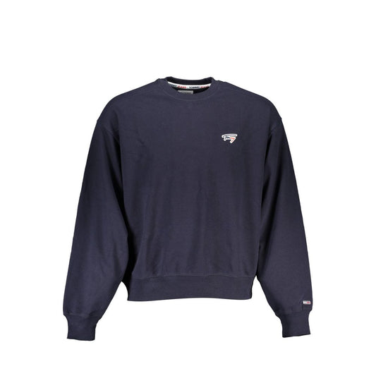 Tommy Hilfiger Blue Cotton Men Sweater Tommy Hilfiger