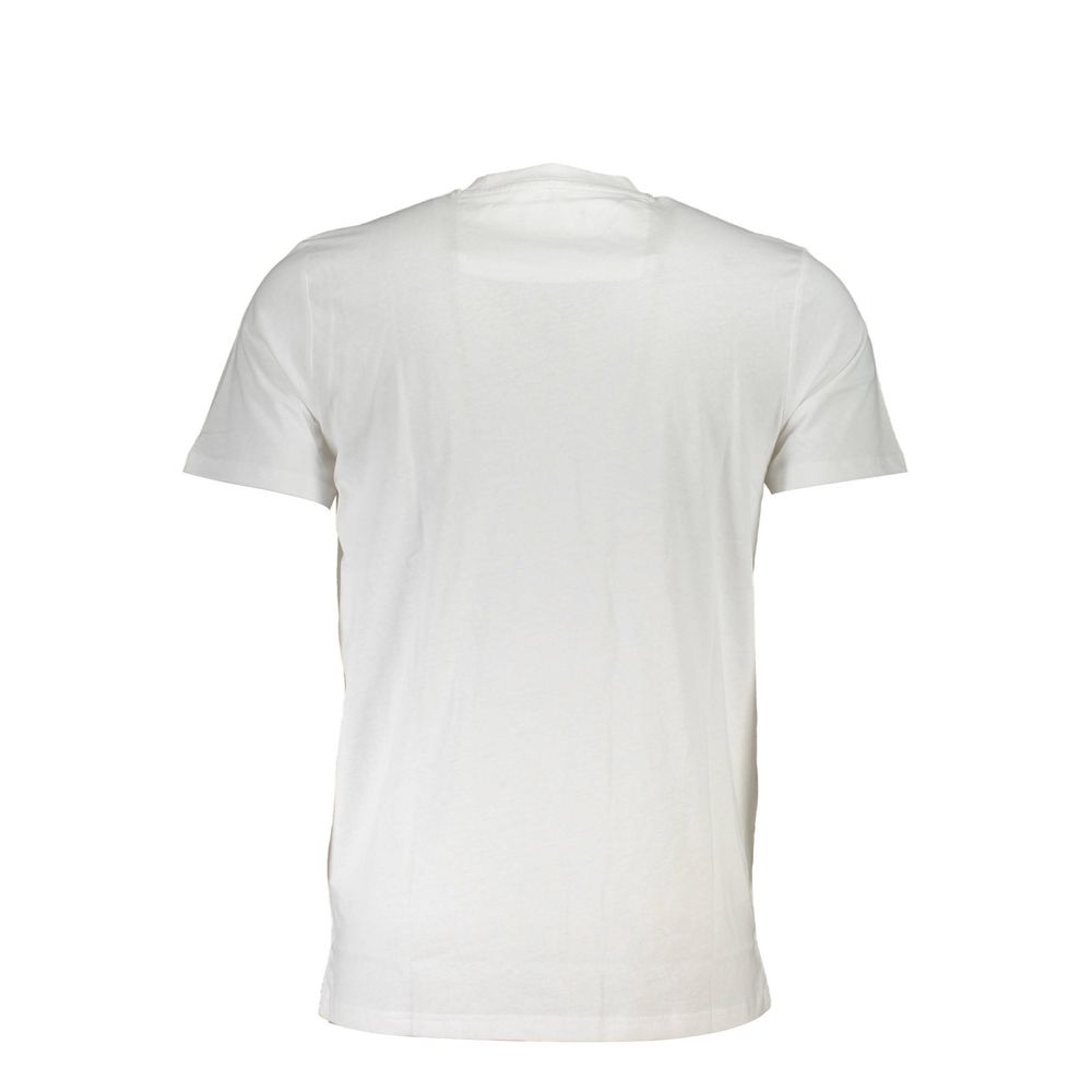 Cavalli Class White Cotton T-Shirt Cavalli Class