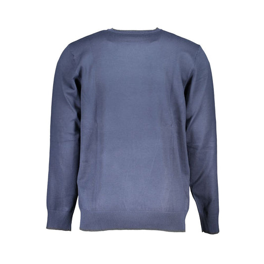 U.S. Grand Polo Blue Nylon Sweater U.S. Grand Polo