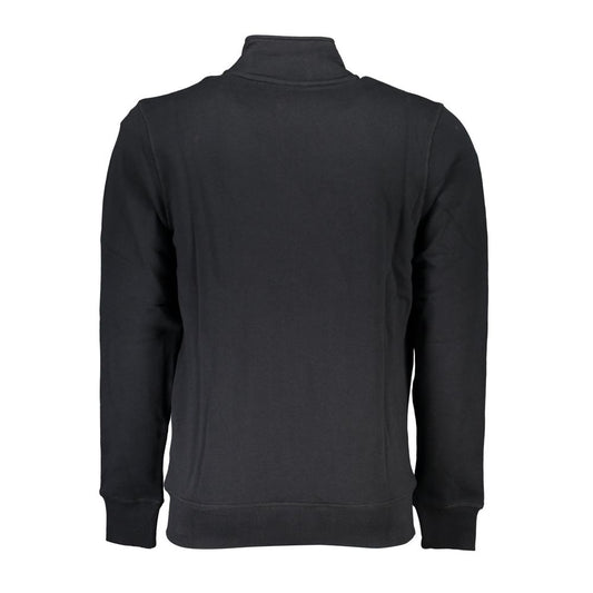 North Sails Black Cotton Men Sweater North Sails