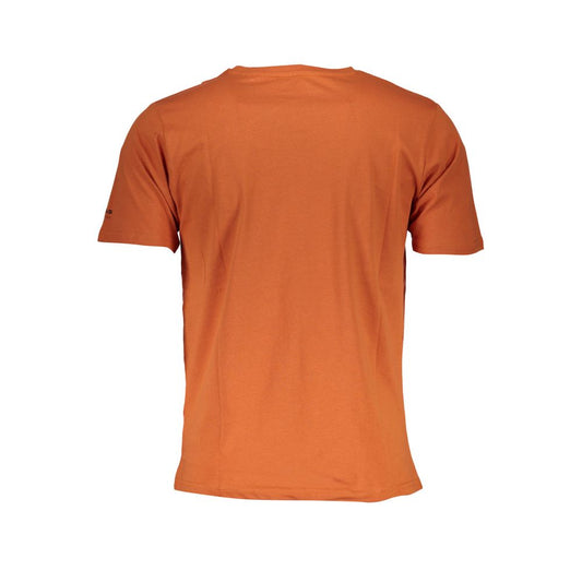 Gas Orange Cotton T-Shirt Gas