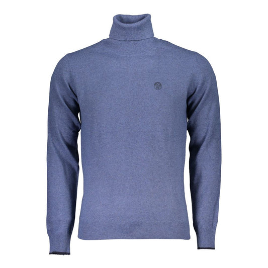 North Sails Blue Polyamide Men Sweater North Sails