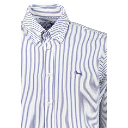 Harmont & Blaine Elegant Striped Button-Down Cotton Shirt Harmont & Blaine