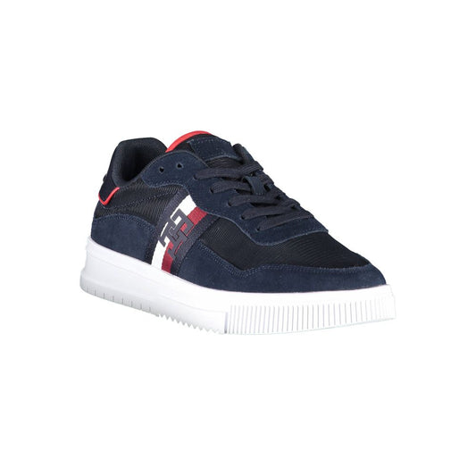 Tommy Hilfiger Blue Polyester Men Sneaker Tommy Hilfiger