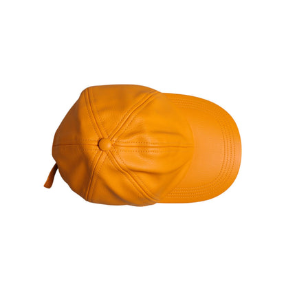 Dolce & Gabbana Orange Cotton 6 Panels Baseball Cap