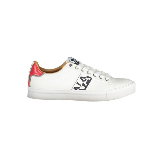 Napapijri White Polyester Mens Sneaker Napapijri