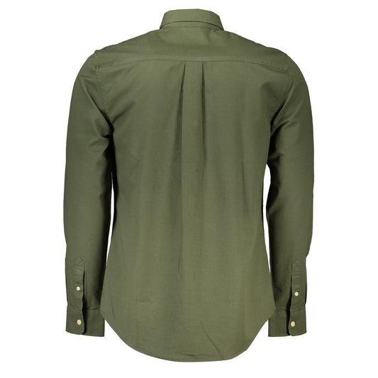 North Sails Green Cotton Men Shirt North Sails