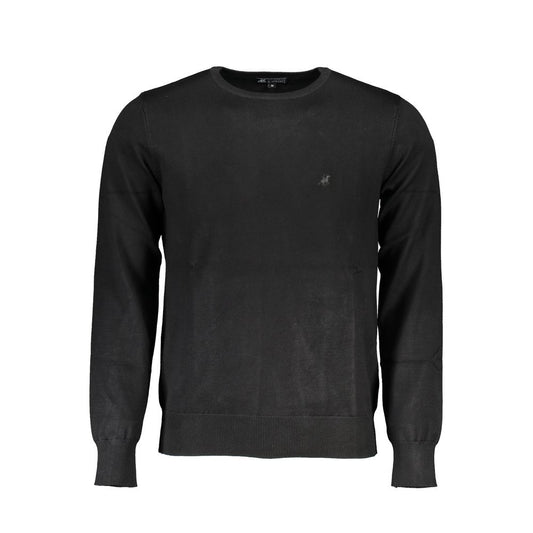 U.S. Grand Polo Black Nylon Sweater U.S. Grand Polo