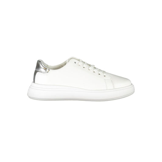 Calvin Klein Chic White Sneakers with Contrast Details Calvin Klein