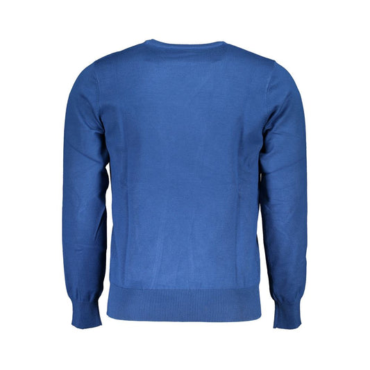 U.S. Grand Polo Blue Nylon Sweater U.S. Grand Polo