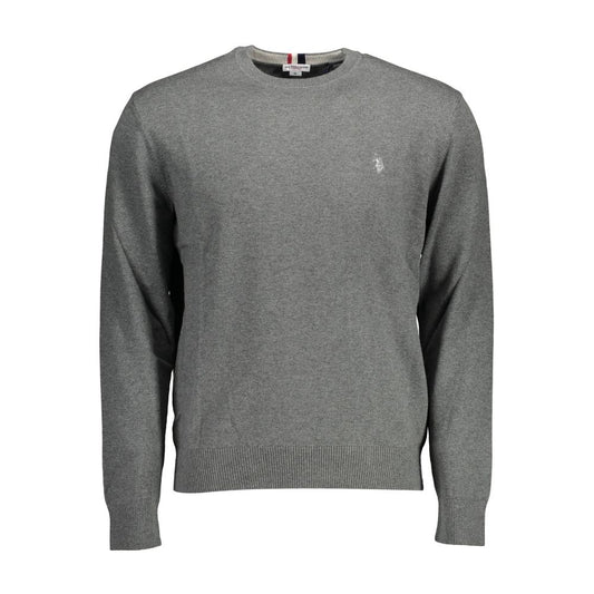 U.S. POLO ASSN. Gray Cotton Mens Sweater U.S. POLO ASSN.