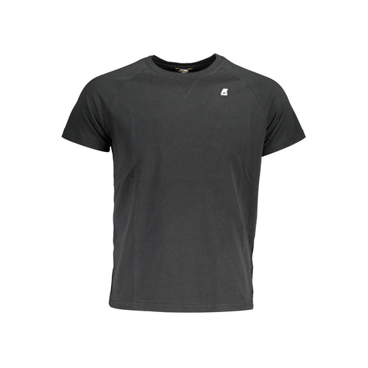 K-WAY Sleek Cotton Round Neck Tee with Logo Detail K-WAY